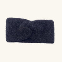 Dark gray headband on a white background