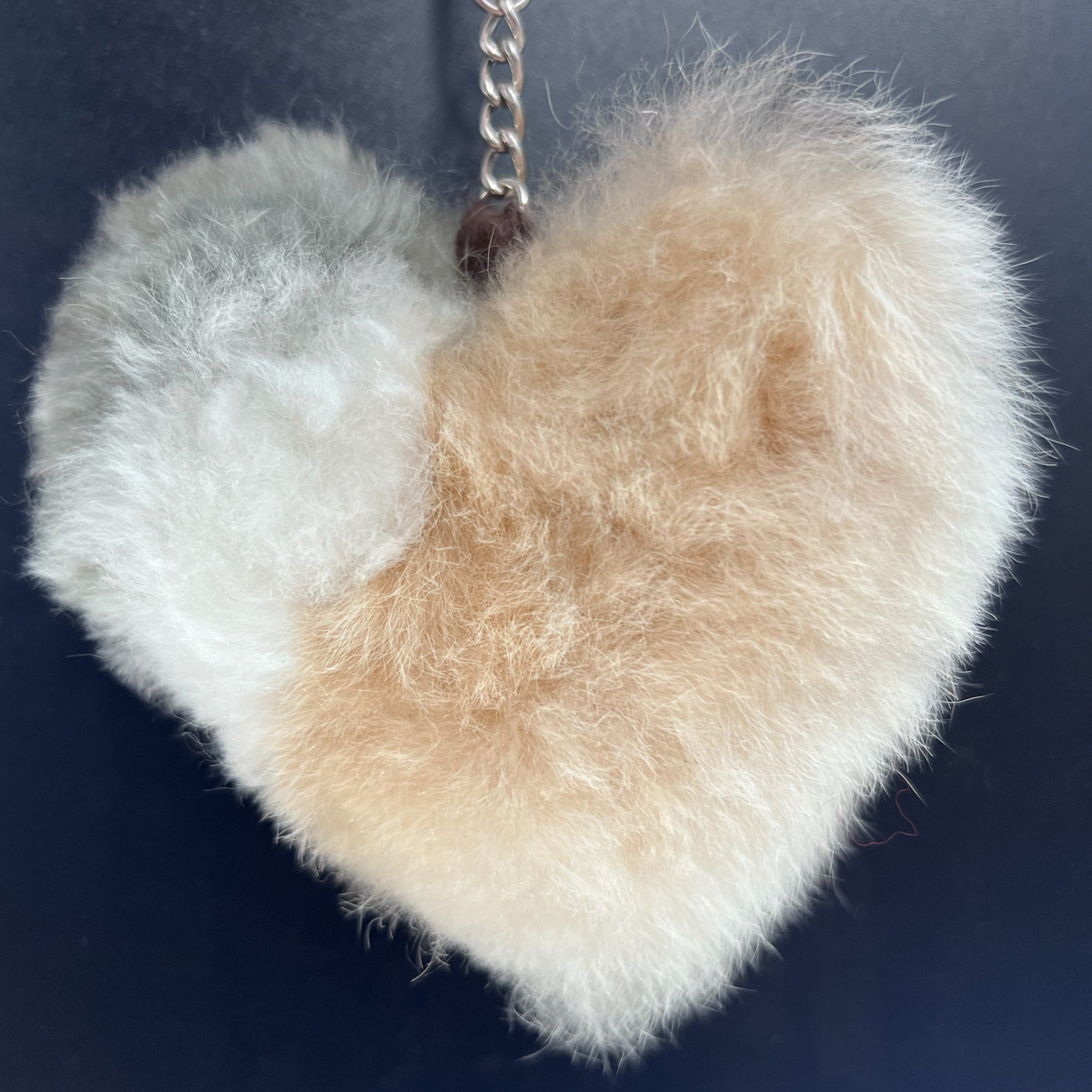 Fuzzy Alpaca Key Chains - Undyed
