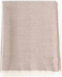 Wide Herringbone Throw - 100% Baby Alpaca