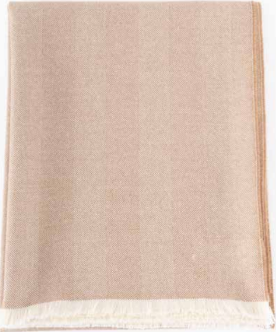 Wide Herringbone Throw - 100% Baby Alpaca