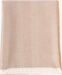 Wide Herringbone Throw - 100% Baby Alpaca
