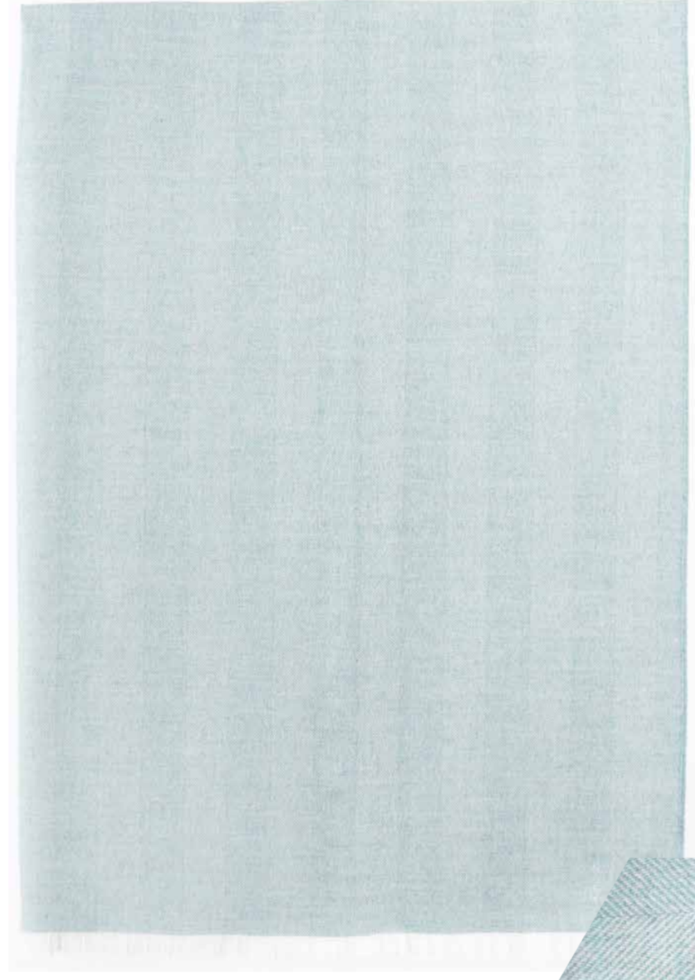 Wide Herringbone Throw - 100% Baby Alpaca