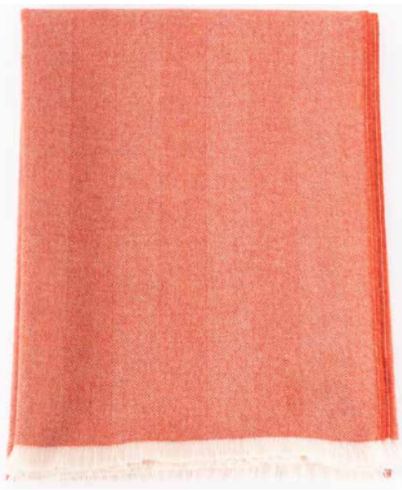 Wide Herringbone Throw - 100% Baby Alpaca