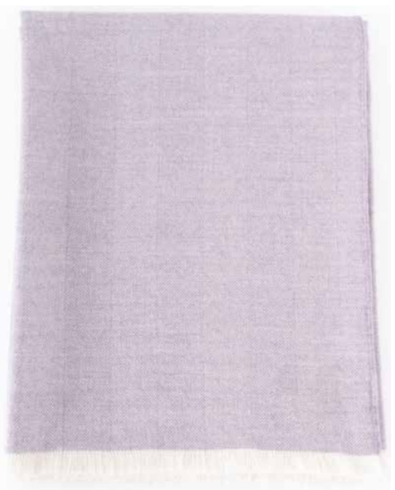 Wide Herringbone Throw - 100% Baby Alpaca