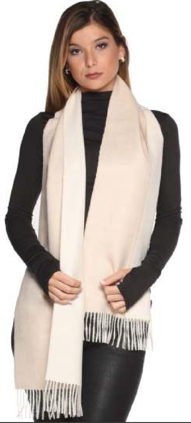 Double Faced Scarf - 100% Baby Alpaca