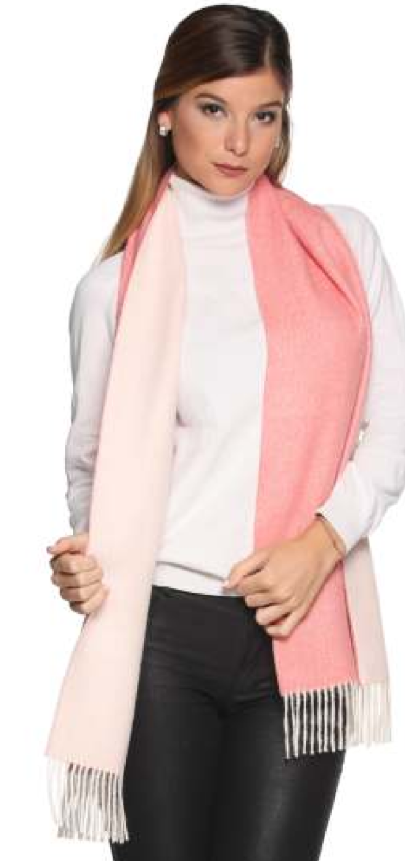 Double Faced Scarf - 100% Baby Alpaca