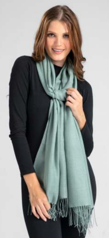 Solid Colour Shawl - 70% Baby Alpaca 30% Silk