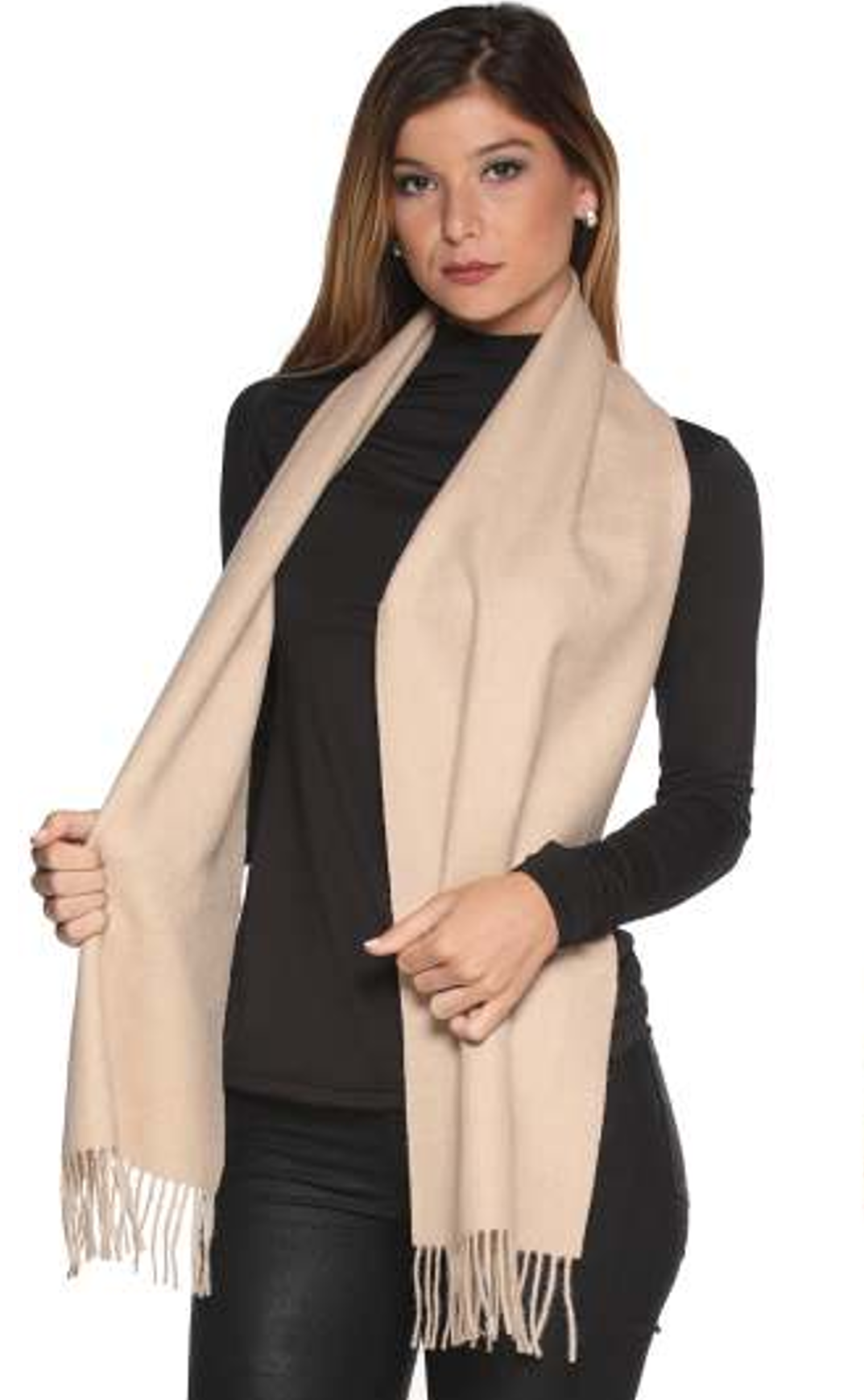 Solid Colour Scarf - 100% Baby Alpaca
