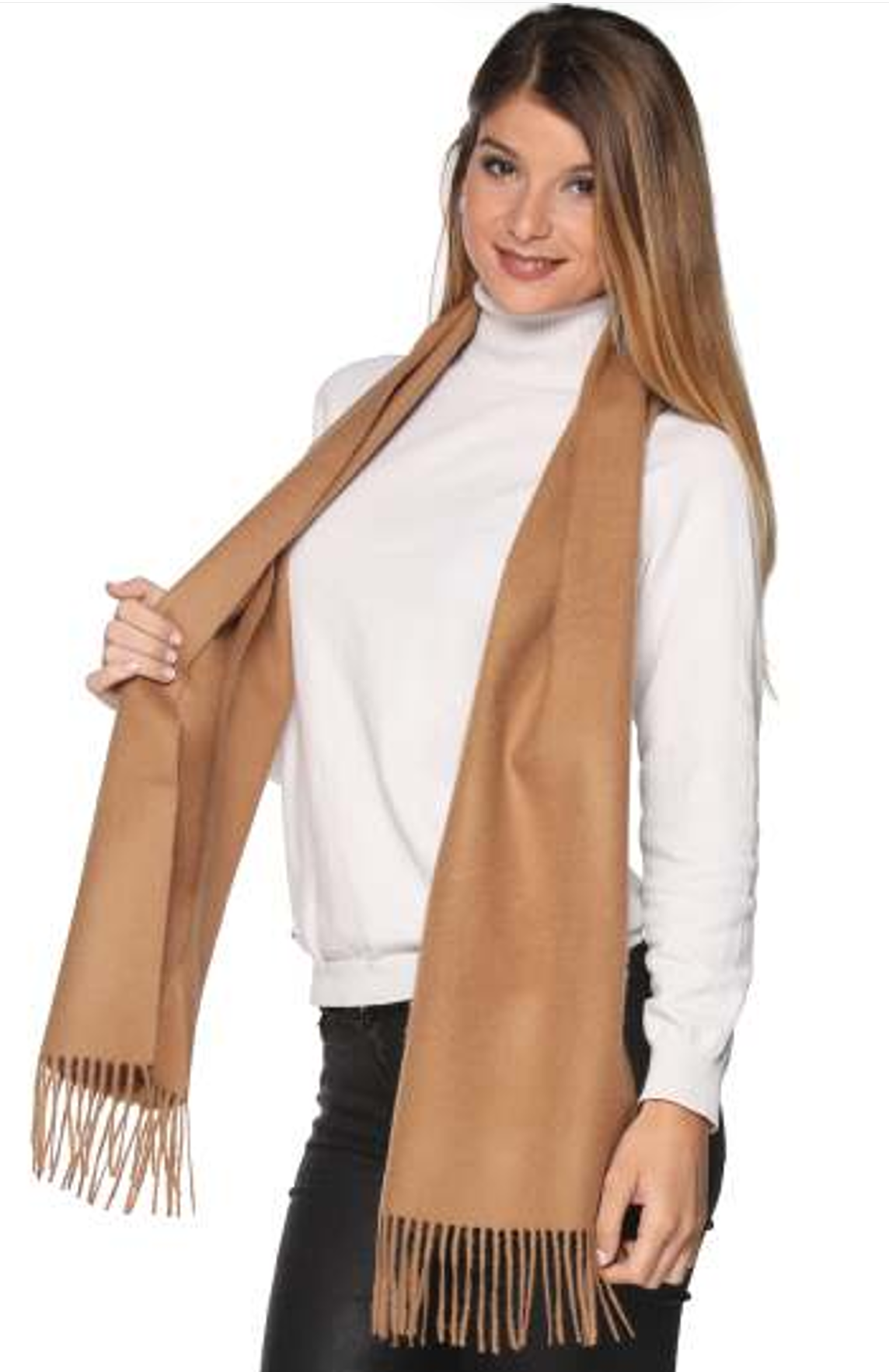 Solid Colour Scarf - 100% Baby Alpaca