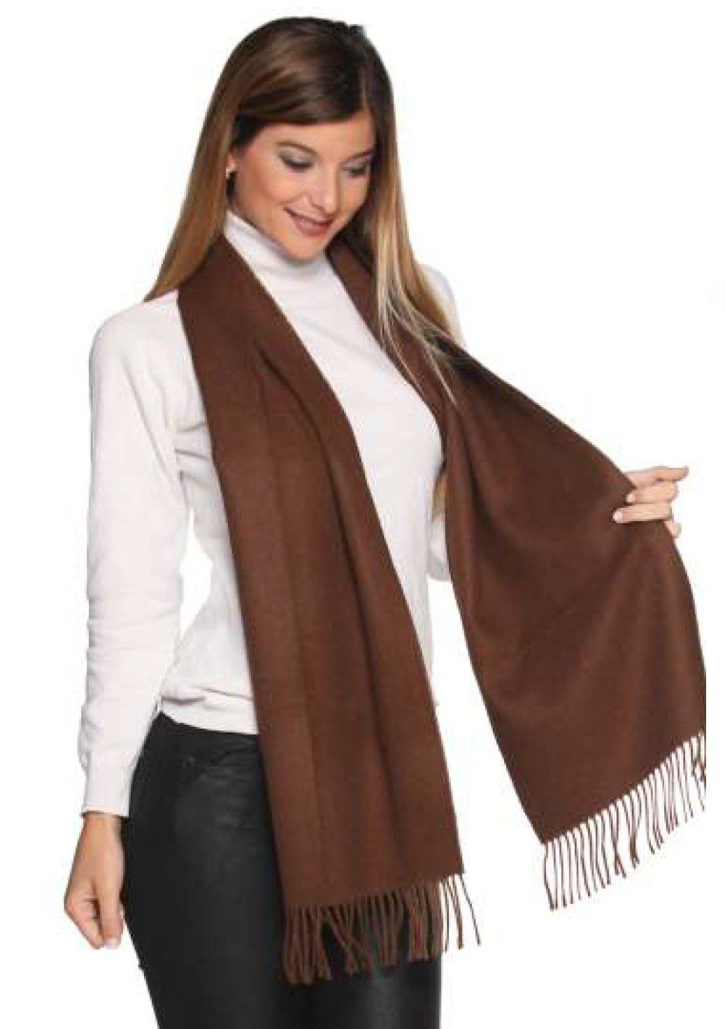 Solid Colour Scarf - 100% Baby Alpaca