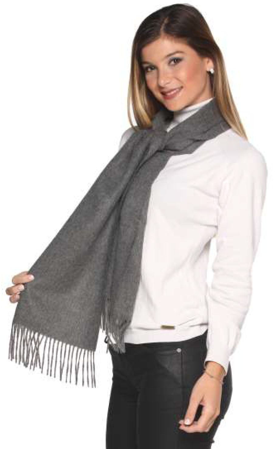 Solid Colour Scarf - 100% Baby Alpaca