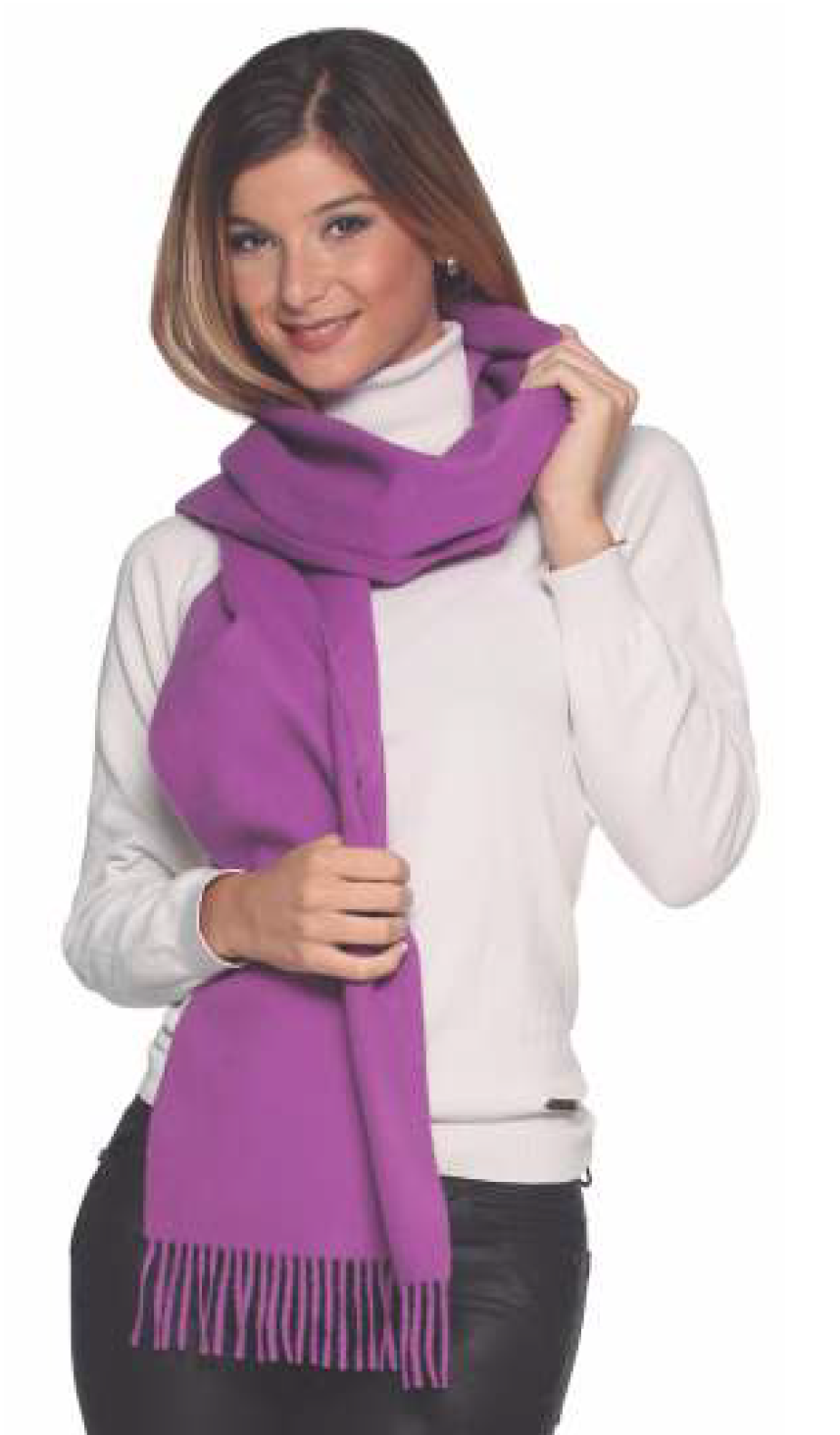 Solid Colour Scarf - 100% Baby Alpaca