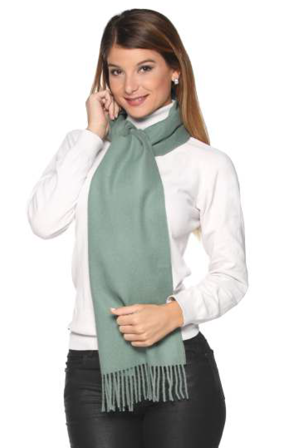 Solid Colour Scarf - 100% Baby Alpaca