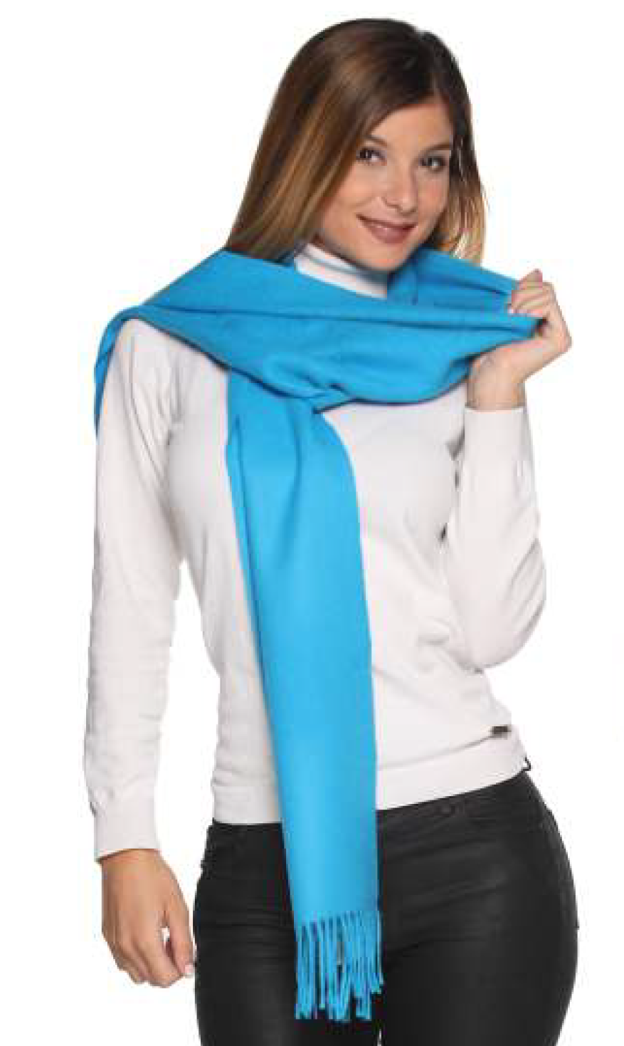 Solid Colour Scarf - 100% Baby Alpaca