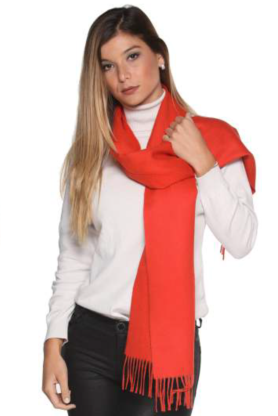 Solid Colour Scarf - 100% Baby Alpaca
