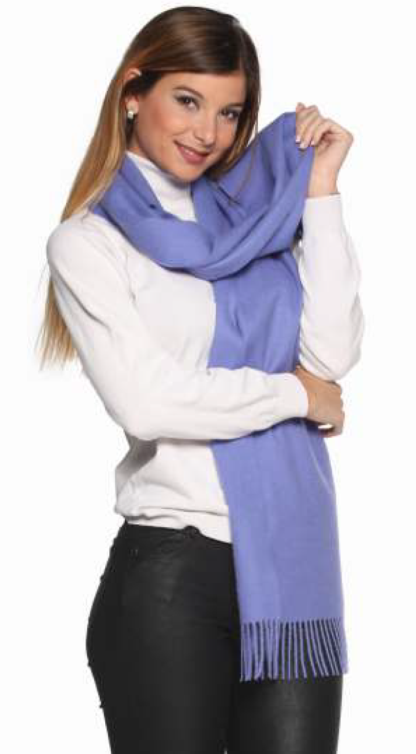 Solid Colour Scarf - 100% Baby Alpaca