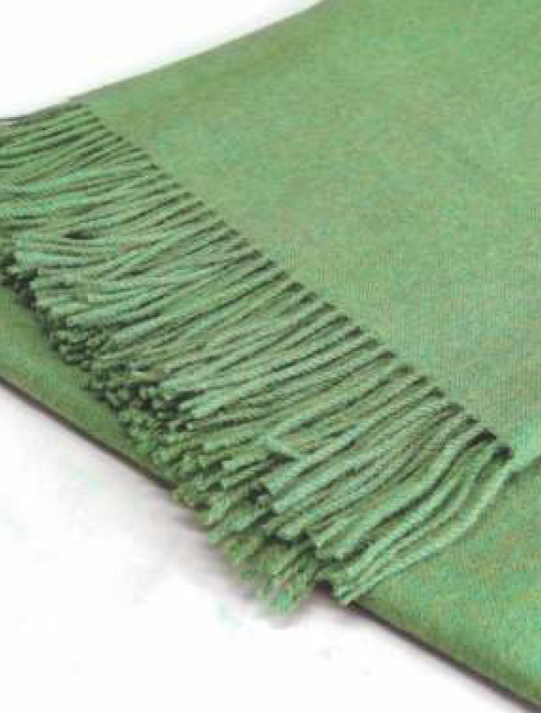 Solid Colour Throw - 100% Baby Alpaca