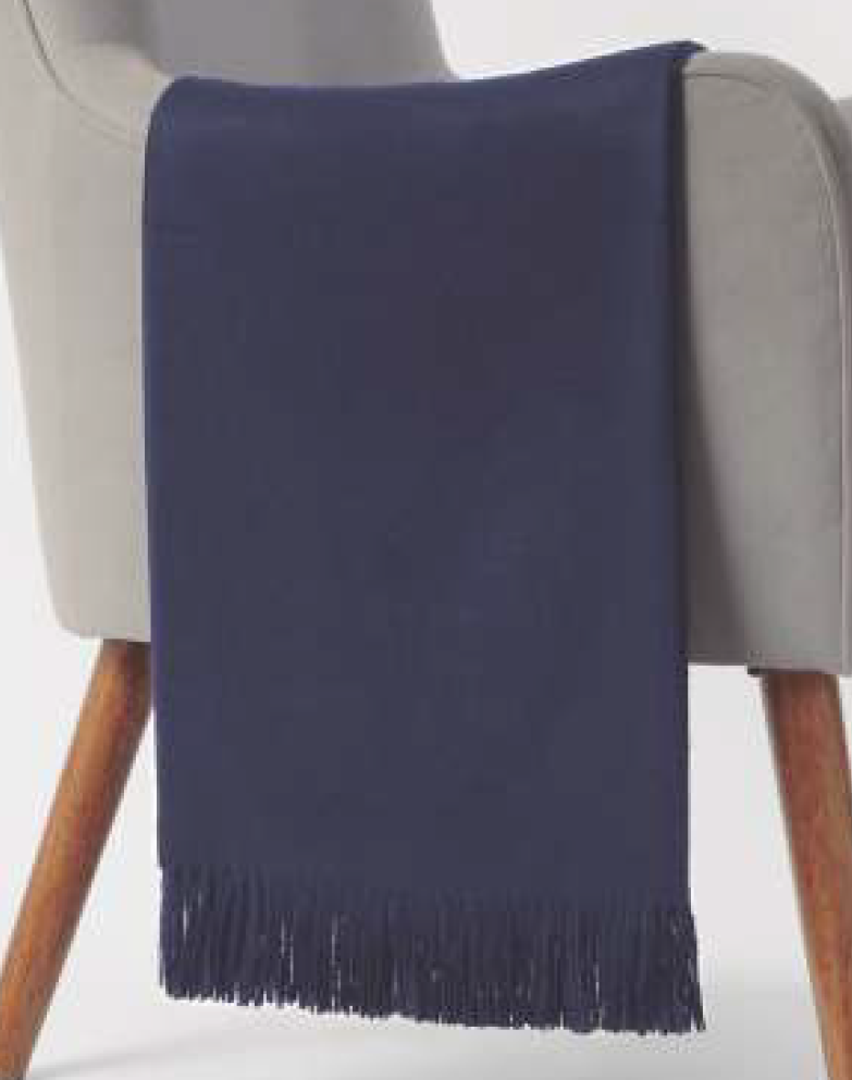 Solid Colour Throw - 100% Baby Alpaca