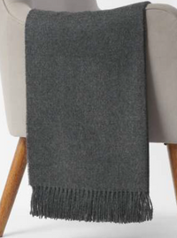 Solid Colour Throw - 100% Baby Alpaca