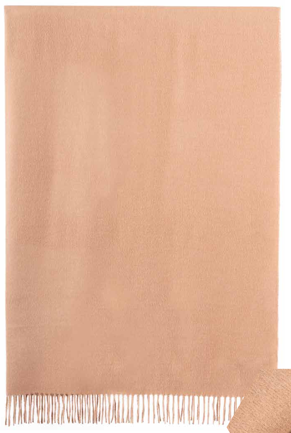 Solid Colour Throw - 100% Baby Alpaca