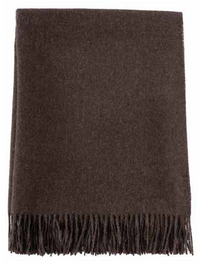 Solid Colour Throw - 100% Baby Alpaca