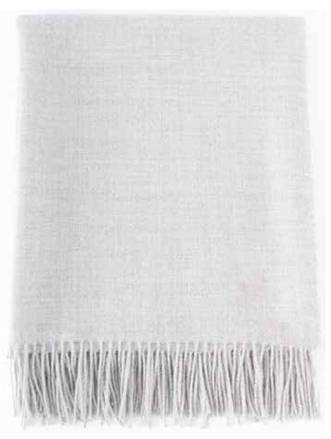 Solid Colour Throw - 100% Baby Alpaca
