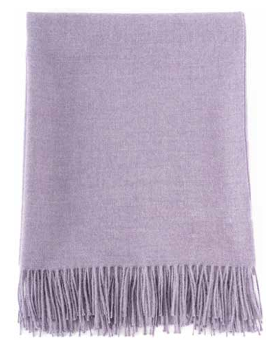 Solid Colour Throw - 100% Baby Alpaca