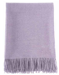 Solid Colour Throw - 100% Baby Alpaca