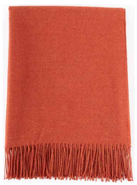 Solid Colour Throw - 100% Baby Alpaca