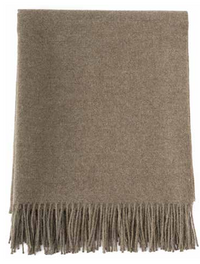 Solid Colour Throw - 100% Baby Alpaca