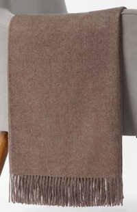 Solid Colour Throw - 100% Baby Alpaca