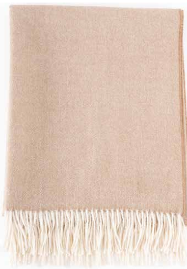 Herringbone Throw - 100% Baby Alpaca