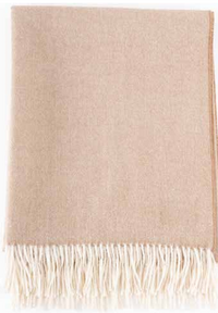Herringbone Throw - 100% Baby Alpaca