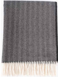 Herringbone Throw - 100% Baby Alpaca