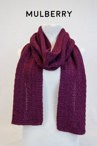 Cable & Lace Scarves by NEAFP