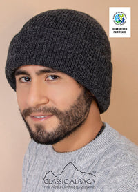 Double Knit Hat - 100% Alpaca