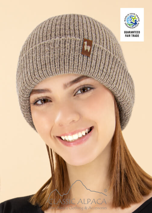 Double Knit Hat - 100% Alpaca