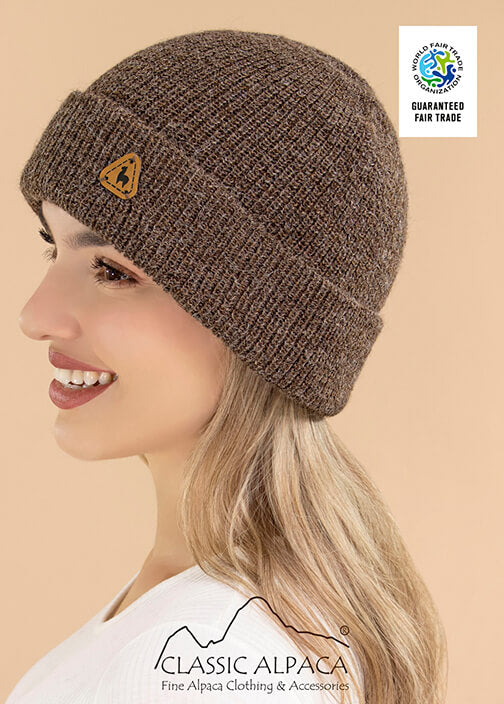 Double Knit Hat - 100% Alpaca