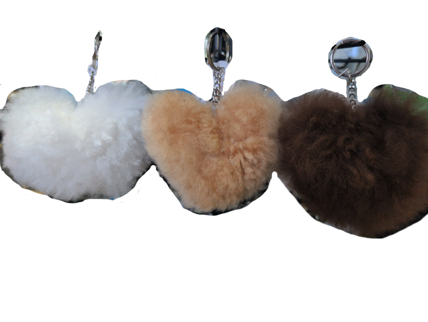 Fluffy Alpaca Key Chains