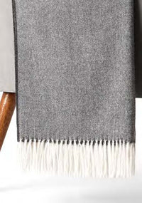 Herringbone Throw - 100% Baby Alpaca