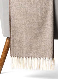 Herringbone Throw - 100% Baby Alpaca