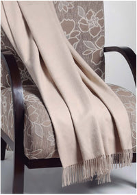 Solid Colour Throw - 100% Baby Alpaca