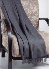Solid Colour Throw - 100% Baby Alpaca