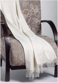 Solid Colour Throw - 100% Baby Alpaca