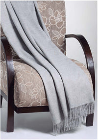 Solid Colour Throw - 100% Baby Alpaca