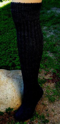 Knee-Hi Alpaca Socks