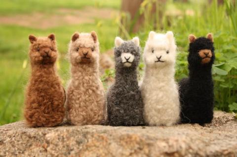 Handfelted Alpacadorable Figurines